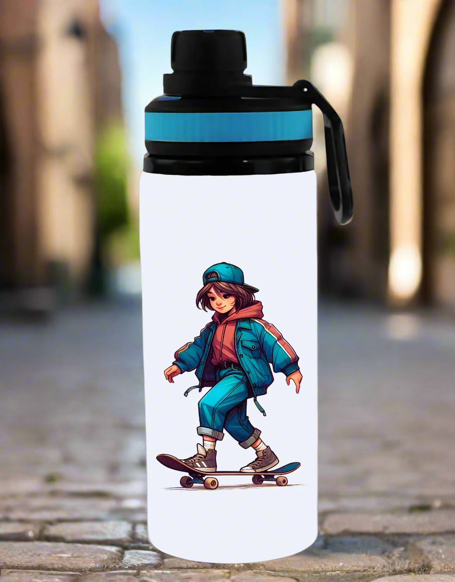 Hareket Halinde: "Sip and Skate Şişesi", 850 ml