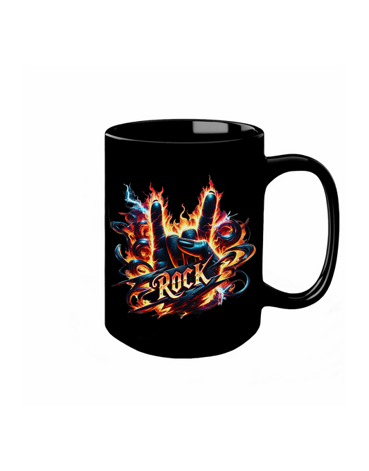 Brennende Melodien: „Die ROCK-Tasse“, 400 ml