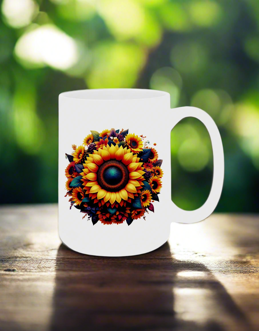 Die Herrlichkeit des Gartens: „Die Sonnenblumen-Tasse“, 400 ml